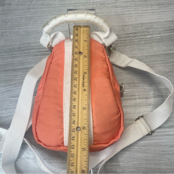 Universal Studios Coral White Zip Mini Day Backpack Crossbody Waist Belt - Picture 7 of 15